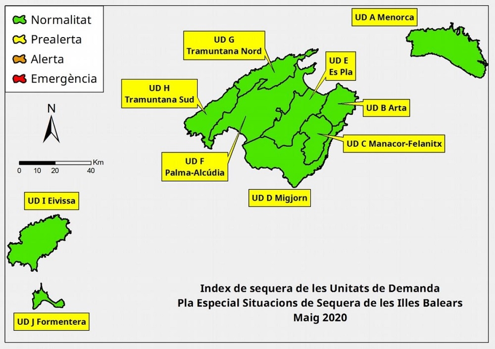 Las reservas hídricas de las Illes Balears se sitúan en el 73 % 