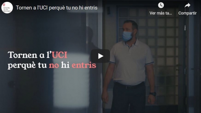 Afectados por la COVID-19 vuelven a la UCI para que 'tú no tengas que entrar nunca'