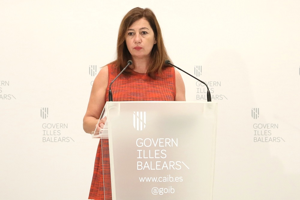 Armengol celebra la apertura de las fronteras europeas a partir del 22 junio tal y como reclamaba el Govern