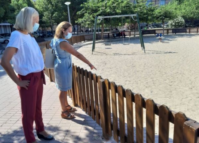 Cs Palma reclama eliminar la arena de los parques infantiles por falta de higiene y accesibilidad
