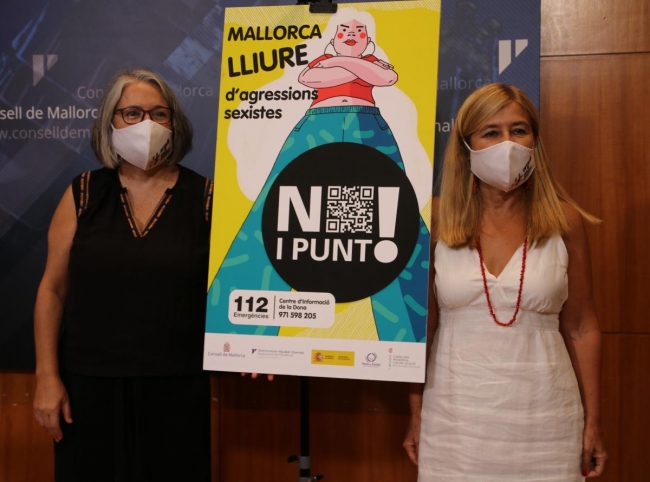 La campanya No i Punt! Mallorca lliure d'agressions sexistes adapta el seu format a la situació de postpandèmia