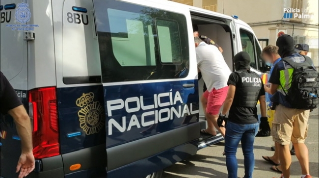 34 detenidos en Palma que formaban una organización de carteristas