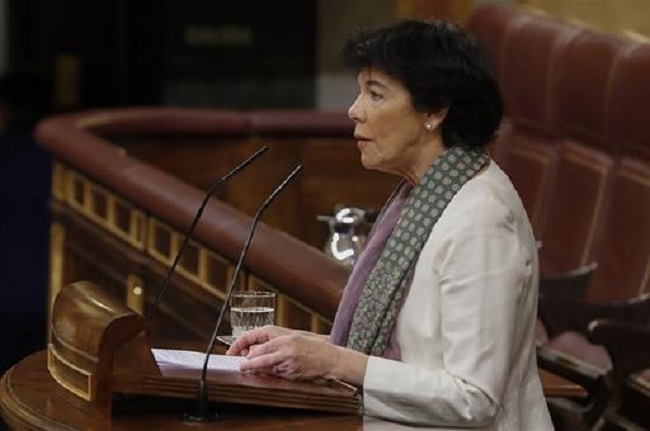 La ministra de Educación comparecerá a petición propia en el Congreso para informar acerca del inicio del curso escolar