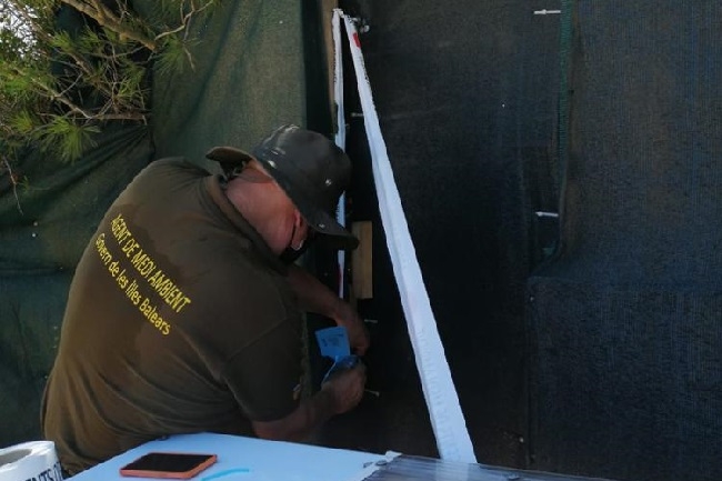 Los Agentes de Medio Ambiente precintan el chiringuito ilegal de Cala Varques bajo autorización judicial