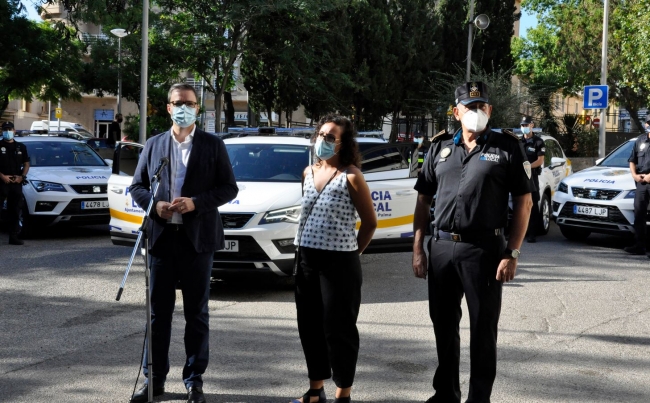 Llegan a la Policía Local de Palma 10 nuevos coches patrulla