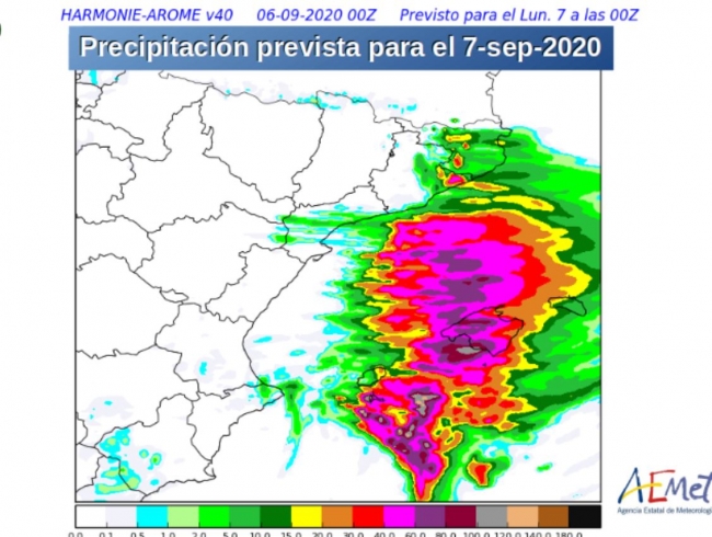 La Dirección General de Emergencias e Interior decreta el nivel IG1 en Mallorca, Ibiza y Formentera por lluvias y tormentas