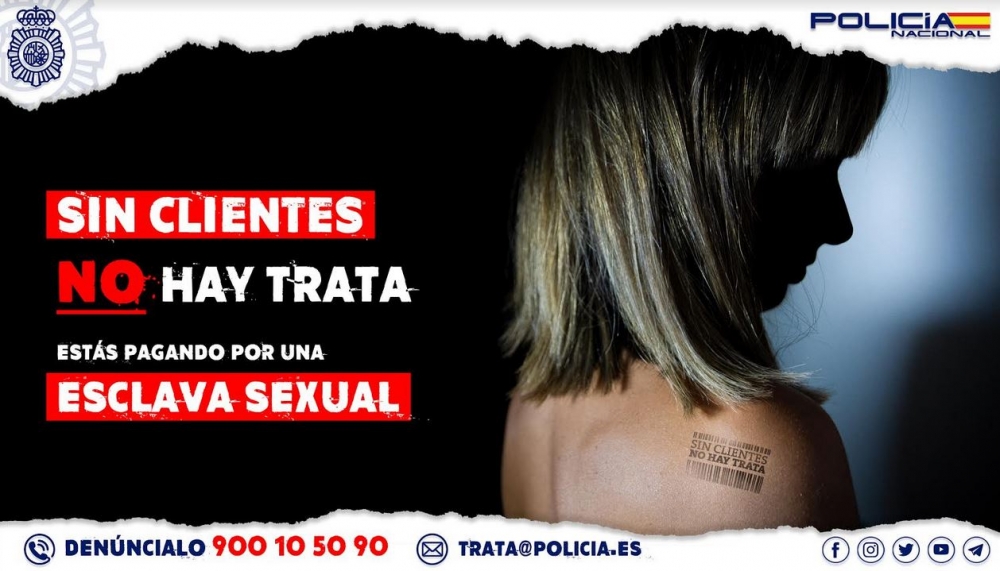 La Policía Nacional lanza un vídeo dirigido al consumidor de prostitución: 'Si eres cliente, pagas su esclavitud'