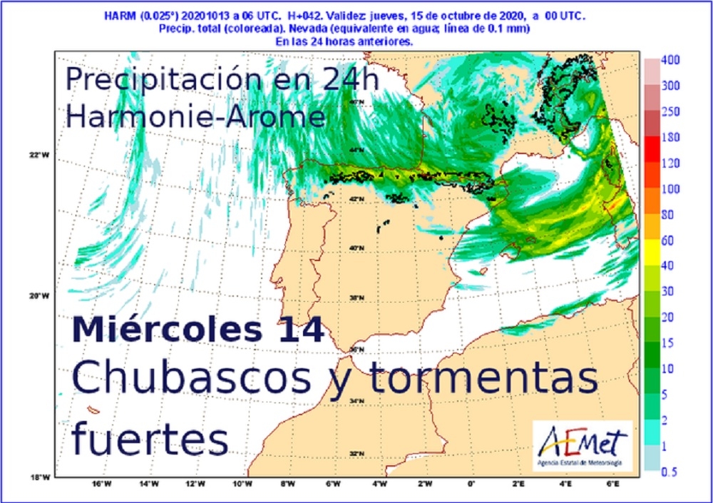 Mallorca y Menorca están en riesgo amarillo por fuertes lluvias y tormentas