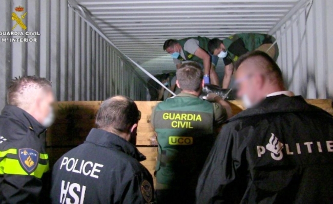 La Guardia Civil desarticula la organización delictiva más activa en la introducción de cocaína en Europa 