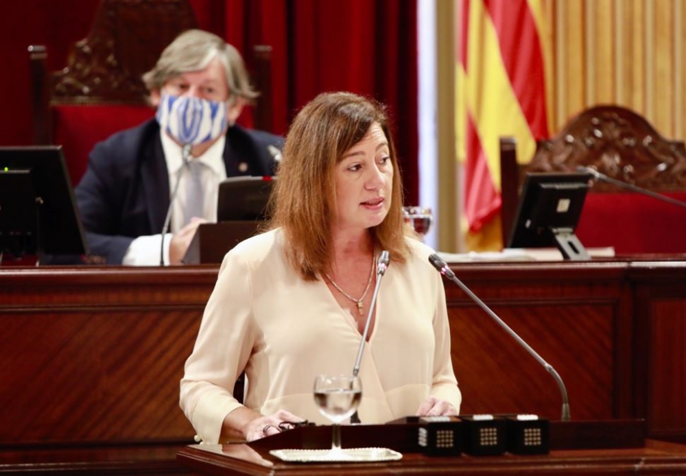 Armengol anuncia el presupuesto más alto de la historia de las Illes Balears para afrontar “la crisis más dura” provocada por la COVID