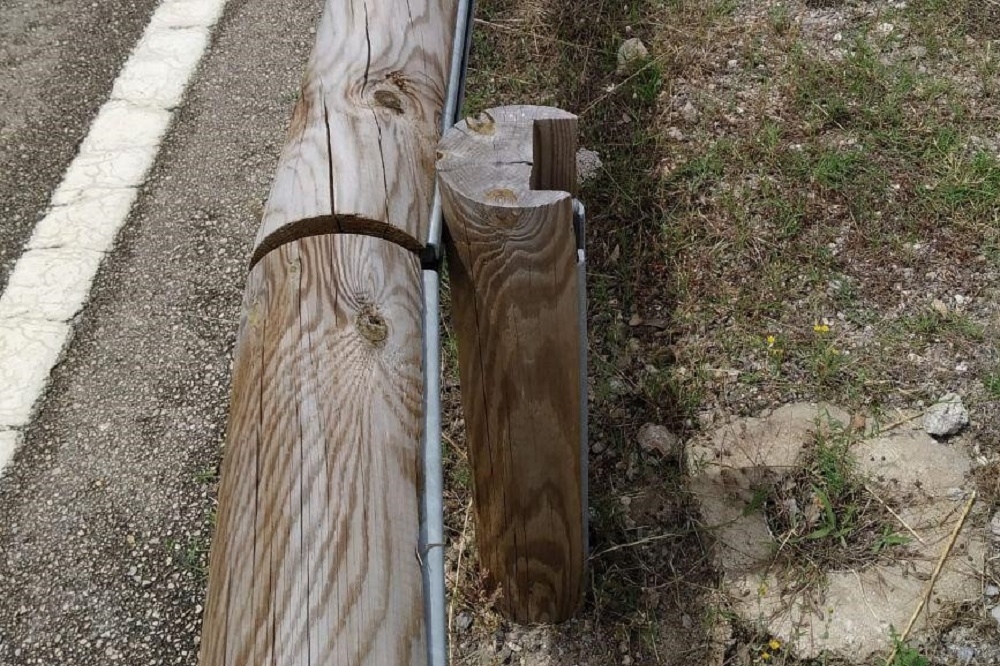 Sustituirán más de 31 kilómetros de barrera metálica por mixta de madera en las carreteras de la Serra de Tramuntana