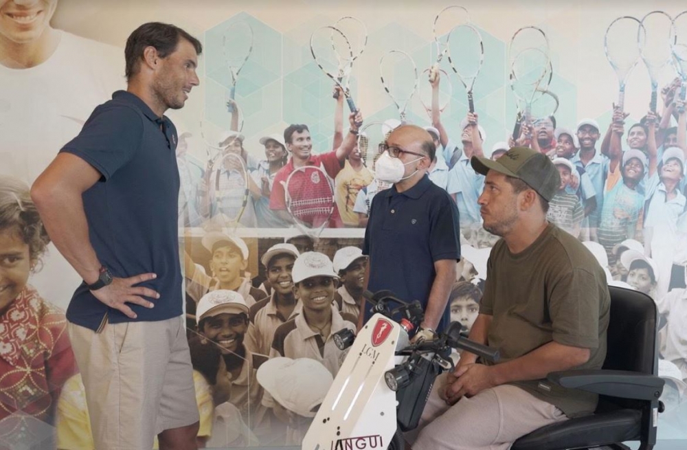 Rafa Nadal y su fundación, protagonistas este viernes del programa de TVE 'Donde viajan dos'