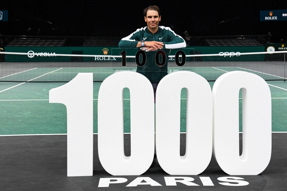 Rafael Nadal logra la victoria número 1000 de su carrera con la victoria sobre Feliciano López en París