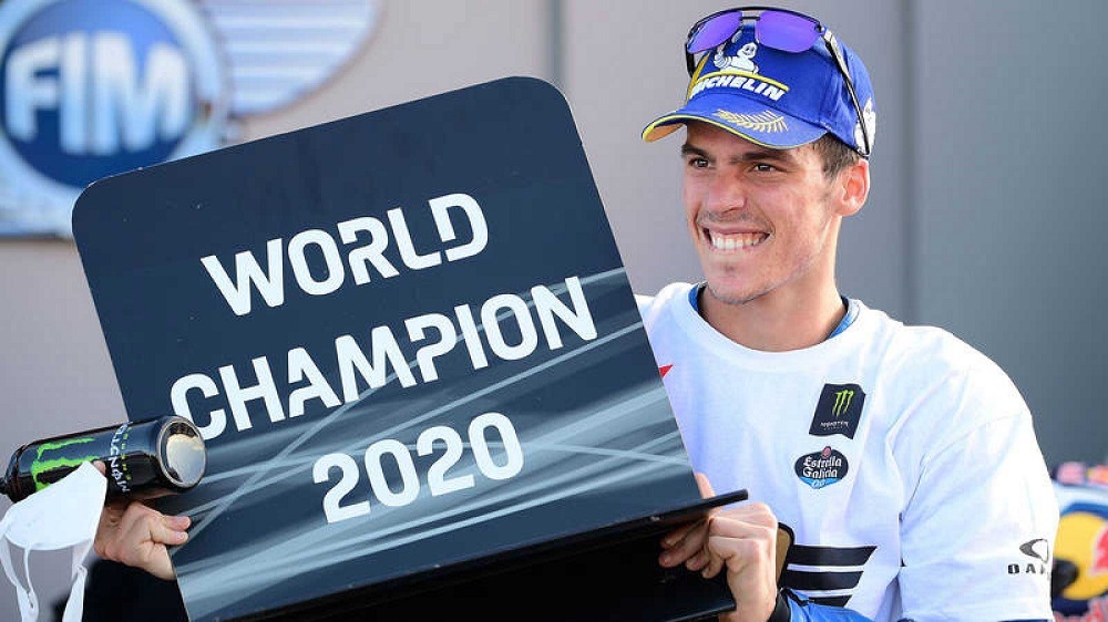 El mallorquín Joan Mir, campeón del mundo de MotoGP