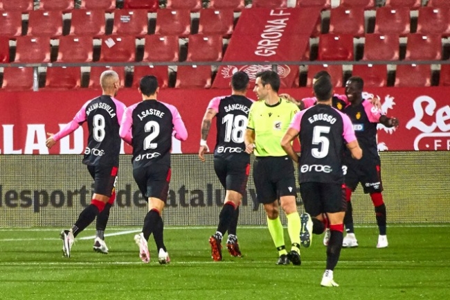 El RCD Mallorca gana al Girona FC en Montilivi (0-1)