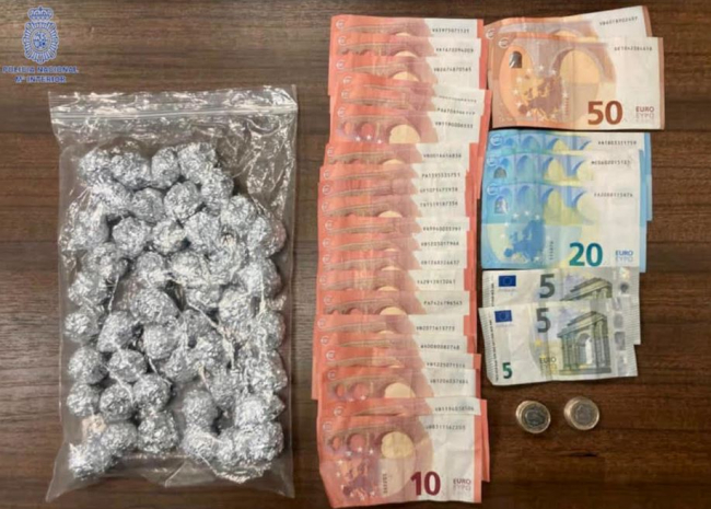 Ocultaba la droga en un cuarto de contadores de un edificio en Palma