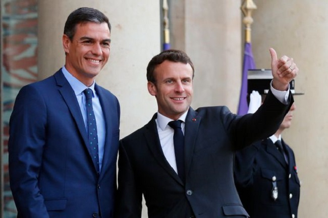 Sánchez está en cuarentena por el positivo de Macron por coronavirus