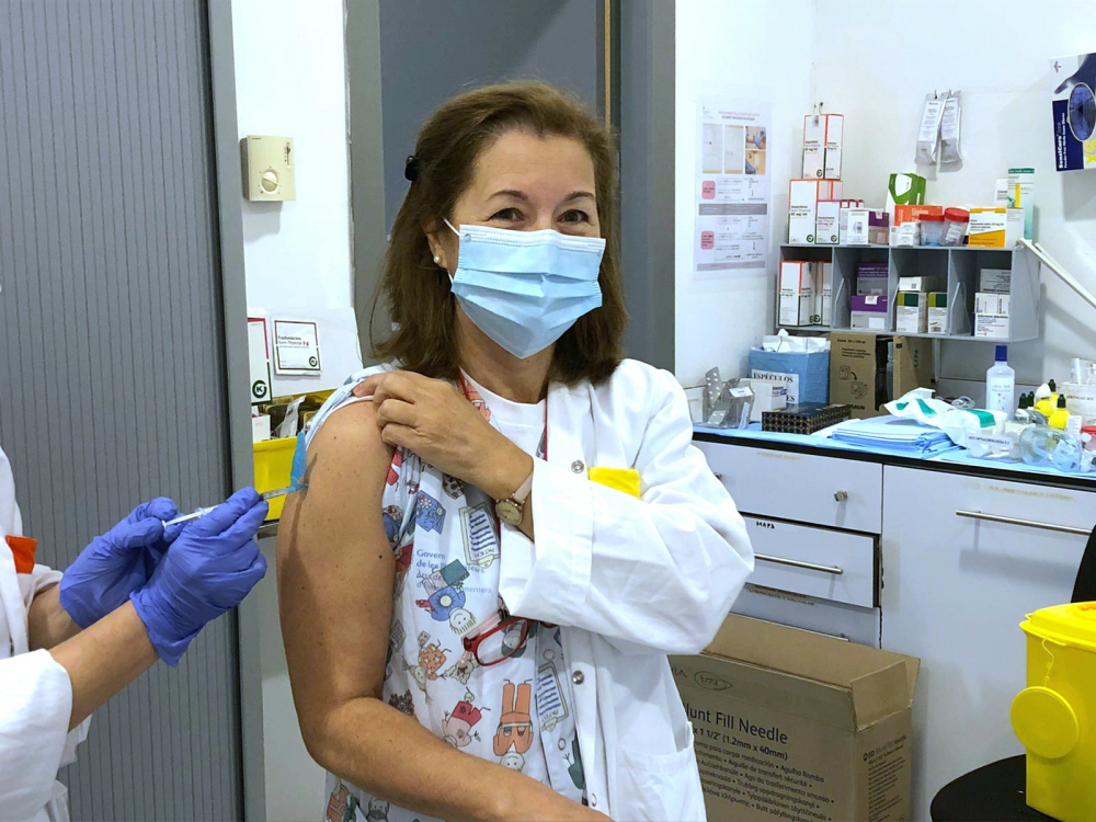 3.177 profesionales de primera línea ya han sido vacunados contra el virus de la covid-19 