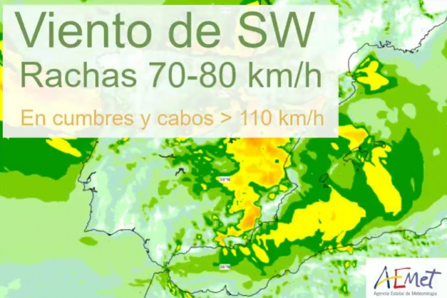 La Borrasca Hortense traerá vientos de rachas muy fuertes en las Islas Baleares
