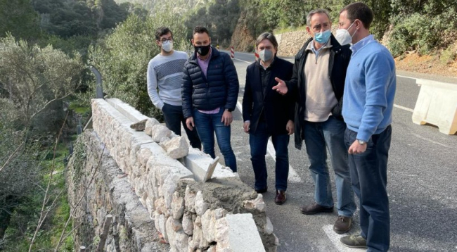 Exigen al Consell de Mallorca la retirada de los ‘marges’ prefabricados en la Serra de Tramuntana