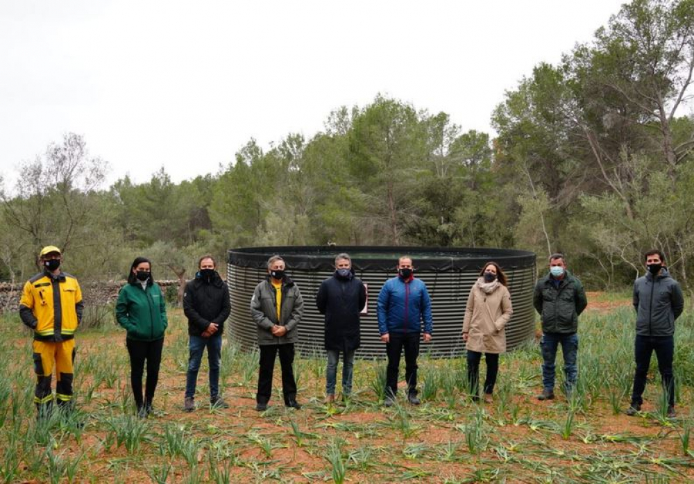 Seis nuevos depósitos de agua para la lucha contra los incendios forestales