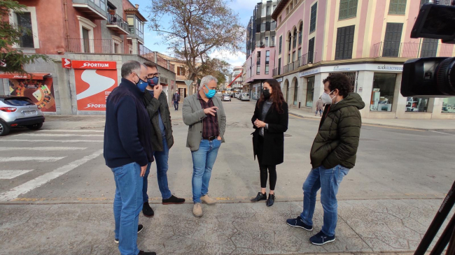 La colaboración interinstitucional posibilitará la mejora del espacio urbano de Manacor