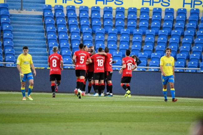 El RCD Mallorca empata a uno en su visita a Las Palmas