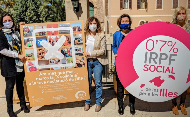 Asuntos Sociales y el Tercer Sector promueven la casilla solidaria del 0,7% del IRPF para proyectos sociales