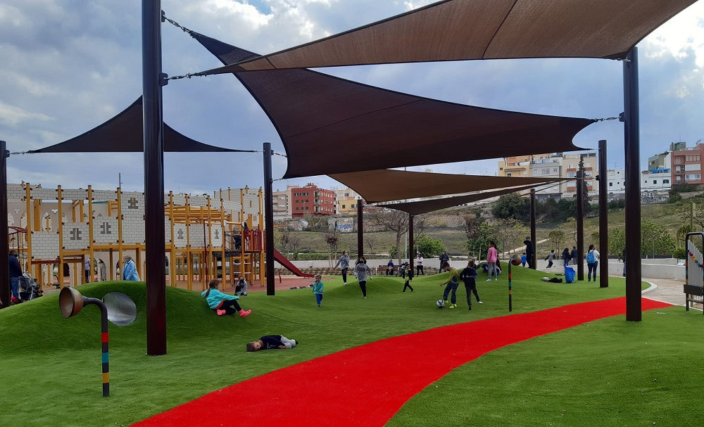 Palma abre al público el primer parque infantil cien por cien accesible