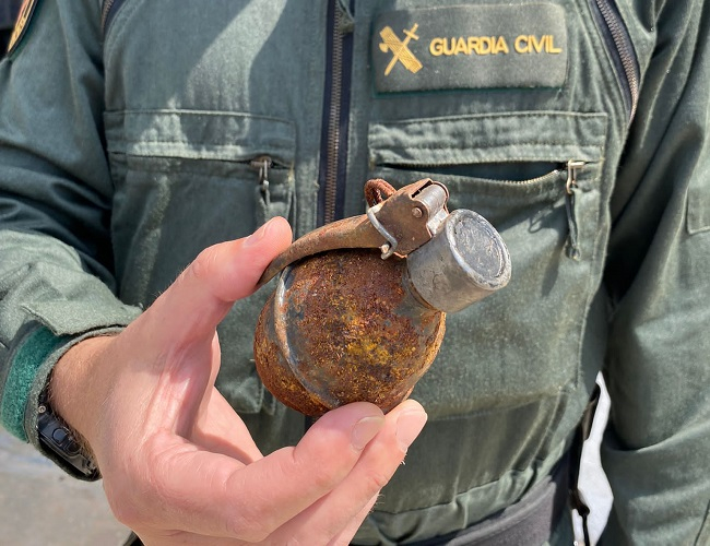 Encuentran una granada en un domicilio en Llucmajor