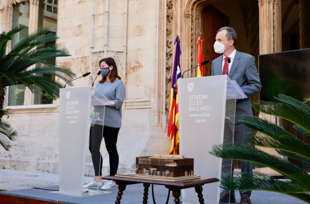 Armengol y el ministro Duque presentan el proyecto del nuevo edificio del SOCIB