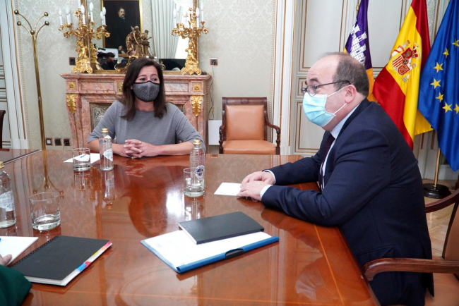 Baleares y el Estado acuerdan avanzar en el traspaso de las competencias de gestión del litoral