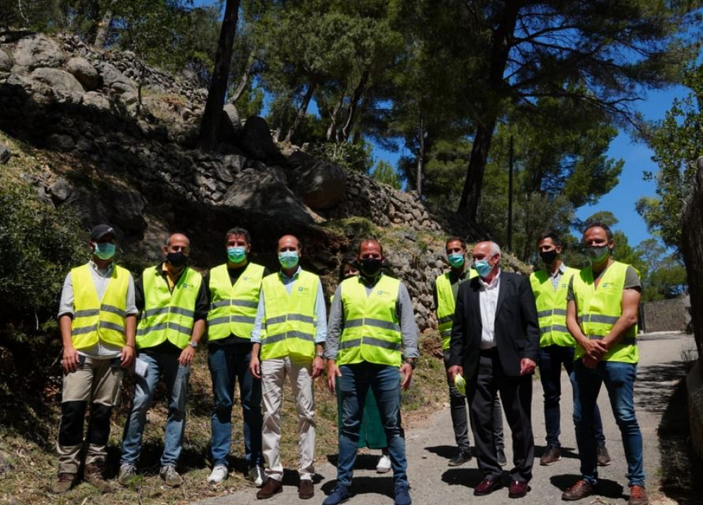 La colaboración entre Medi Ambient y Red Eléctrica permite disminuir el riesgo de incendio forestal en tres zonas de Deià y Valldemossa
