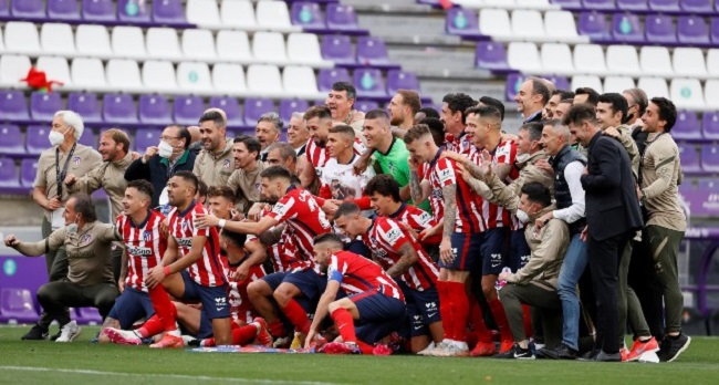 El Atlético de Madrid campeón de Liga