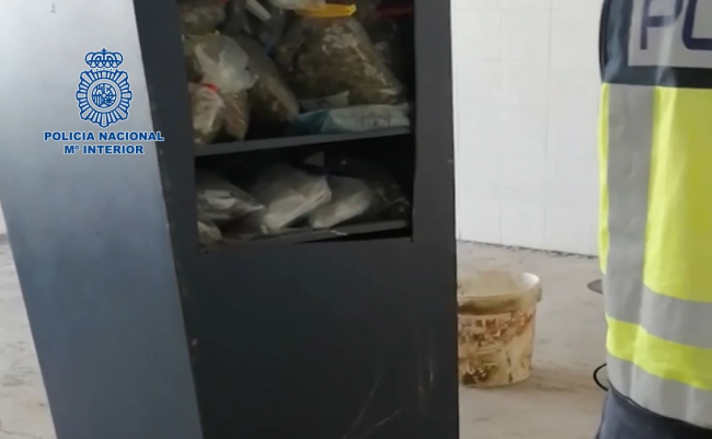 La Policía Nacional incauta más de 11 kilos de Marihuana y dinero en efectivo en Ibiza