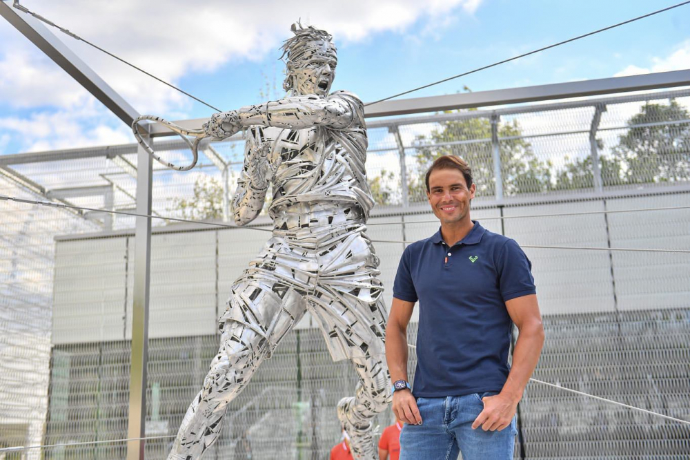 Rafael Nadal ya tiene su estatua en Roland Garros