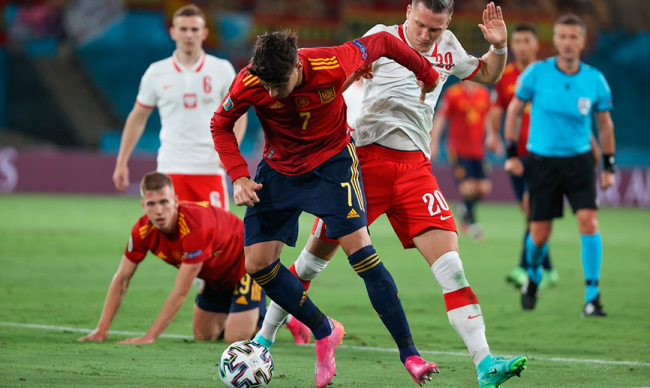 La selección española empata 1-1 ante Polonia