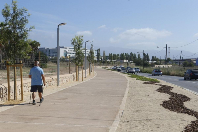 Son Espases ya está conectado a pie, en bici y en patinete con el Secar de la Real