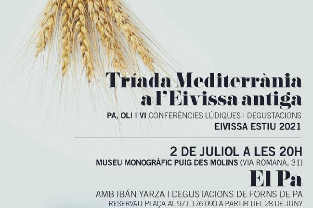 El MAEF celebra la segunda edición del ciclo 'Tríada mediterránea: pan, aceite y vino en la Eivissa antigua'