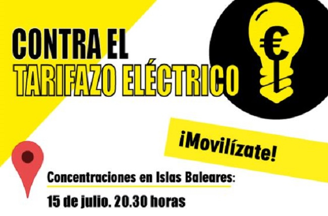 El 15 de julio, FACUA convoca concentraciones en toda España contra el tarifazo eléctrico