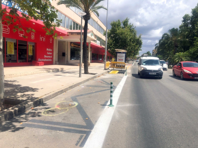 CAEB critica duramente a Cort por el trazado del nuevo ‘carril bici’ de la calle Aragón