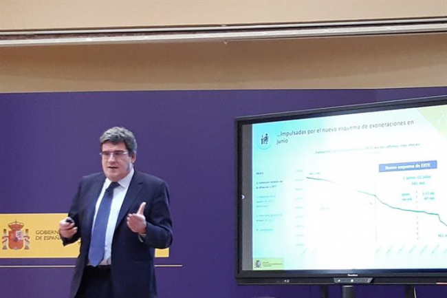 Se espera que julio termine con un crecimiento de la afiliación a la Seguridad Social de unas 150.000 personas