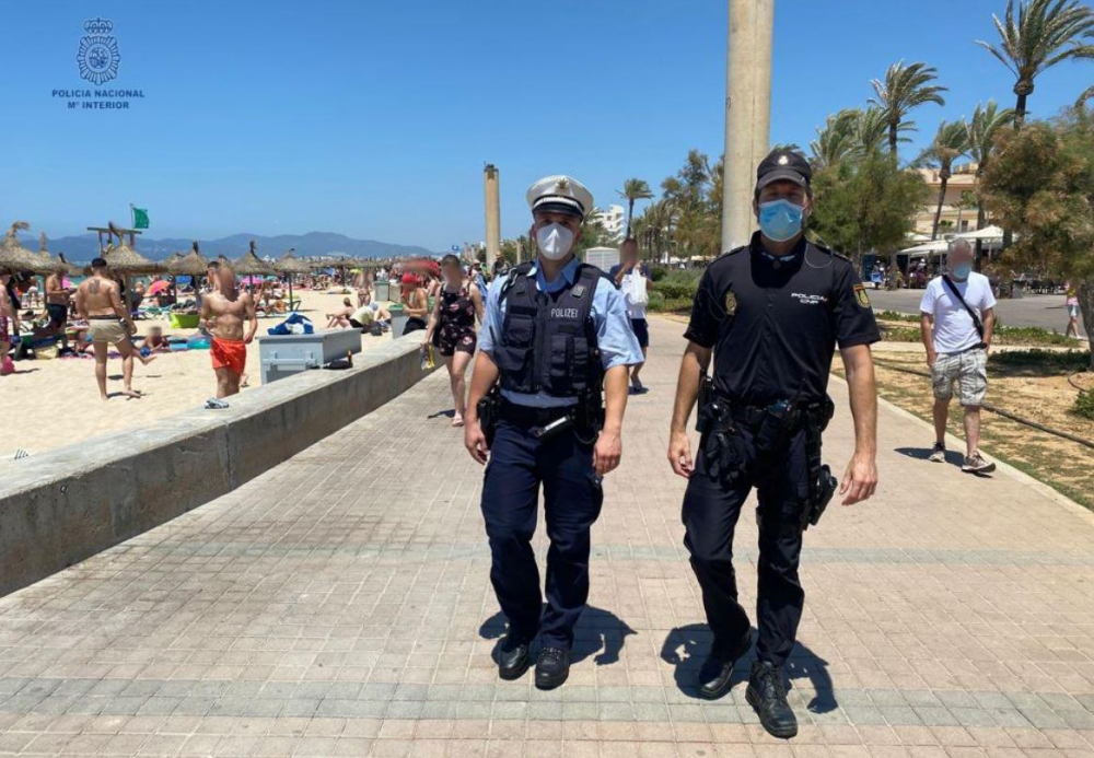 Patrullas conjuntas de la Policía Nacional con la Policía Italiana y Alemana