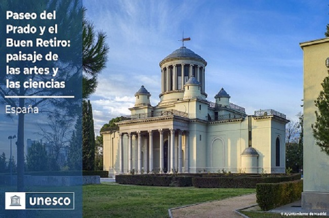 La UNESCO declara PATRIMONIO MUNDIAL El Paseo del Prado y el Buen Retiro de Madrid
