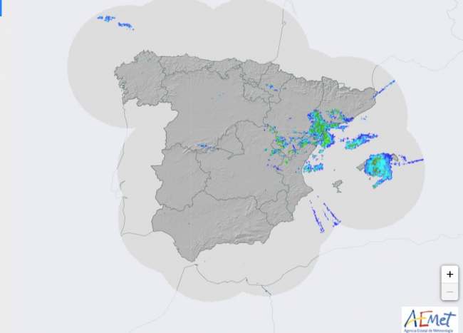 Las tormentas han perdido fuerza y ya se encuentran en la mitad este de Mallorca