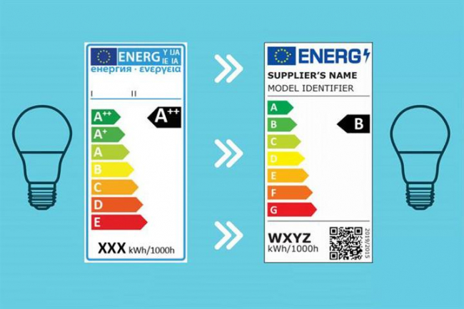 Entra en vigor el nuevo etiquetado energético para fuentes de iluminación