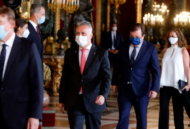 Armengol asiste a la celebración de los actos del 12 de octubre en Madrid