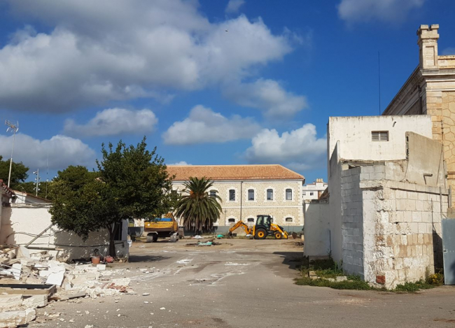Empiezan las obras de la residencia del cuartel de Santiago de Maó que se financia con fondos europeos