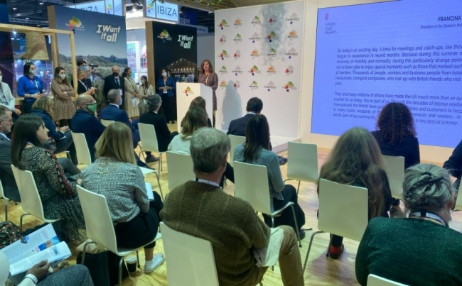 Baleares se presenta en la World Travel Market de Londres como un destino de turismo de calidad
