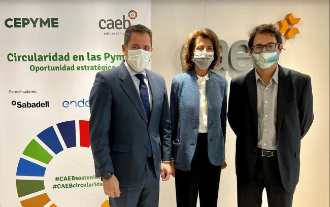 CAEB ha inaugurado de la mano de CEPYME el programa “Circularidad en las pymes. Oportunidad estratégica”